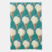 Ice Cream Puppy Pattern Theedoek (Verticaal)