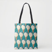 Ice Cream Puppy Pattern Tote Bag (Voorkant)