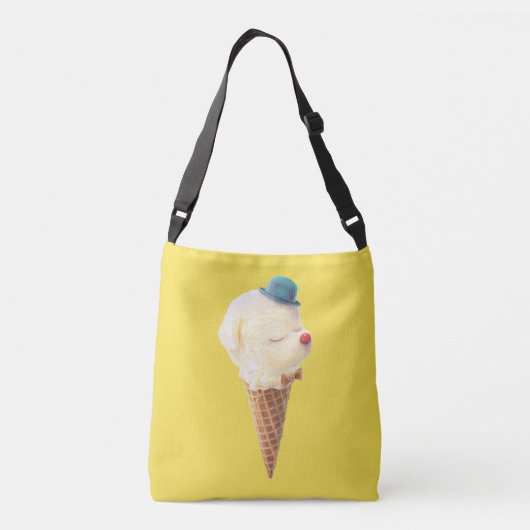 Ice Cream Puppy - Zoet & Chill Crossbody Tas (Achterkant)