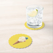 Ice Cream Puppy - Zoet & Chill Kartonnen Onderzetters (Insitu)