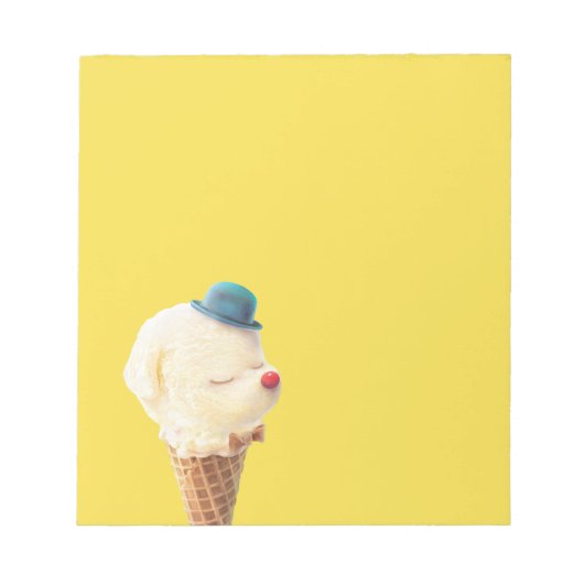 Ice Cream Puppy - Zoet & Chill Notitieblok (Voorkant)