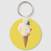 Ice Cream Puppy - Zoet & Chill Sleutelhanger (Voorkant)