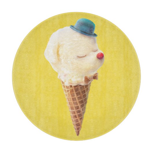 Ice Cream Puppy - Zoet & Chill Snijplank (Voorkant)