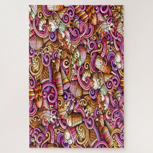 Ice Cream Puzzle Legpuzzel (Verticaal)
