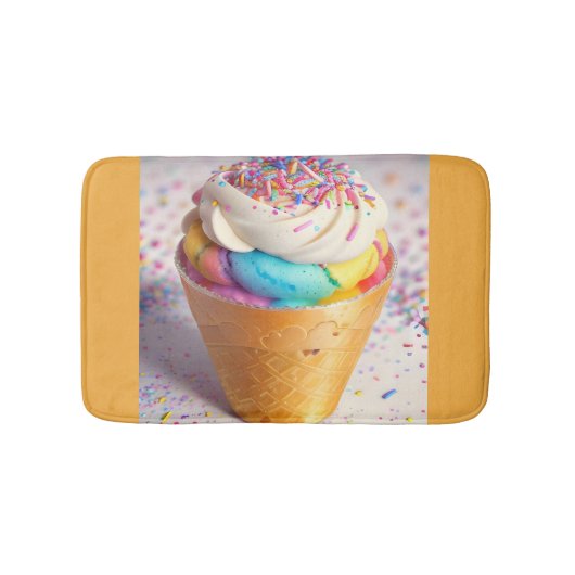 Ice Cream Rainbow Sprinkles Badmat (Voorkant)