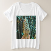Ice cream recipe grote maat t-shirt (Design voorkant)