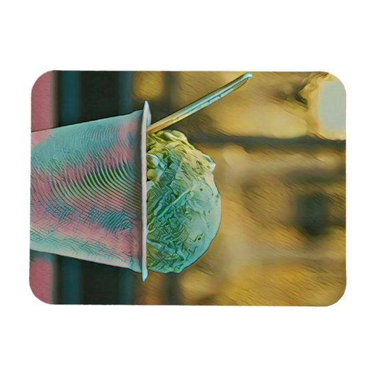 Ice cream recipe magneet (Horizontaal)