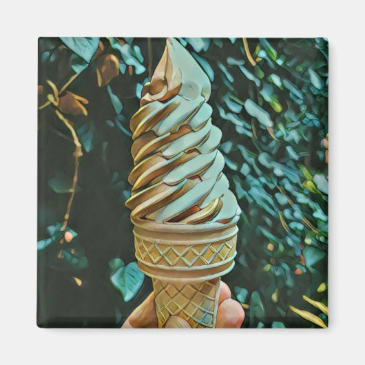 Ice cream recipe magneet (Voorkant)