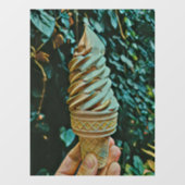 Ice cream recipe raamsticker (Vel)