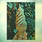 Ice cream recipe raamsticker (Vel 3)