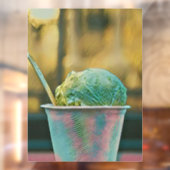 Ice cream recipe raamsticker (Vel 2)