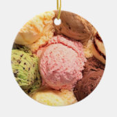 ICE CREAM ROUND ORNAMENT (Voorkant)