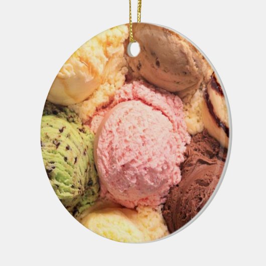 ICE CREAM ROUND ORNAMENT (Links)