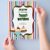 Ice Cream salon Flyer (Hand)