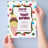 Ice Cream salon Flyer (Hand)