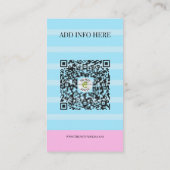 Ice Cream salon van party shop event food van Visitekaartje (Achterkant)