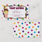 Ice Cream salon Visitekaartje (Voorkant / Achterkant)