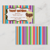 Ice Cream salon Visitekaartje (Voorkant / Achterkant)