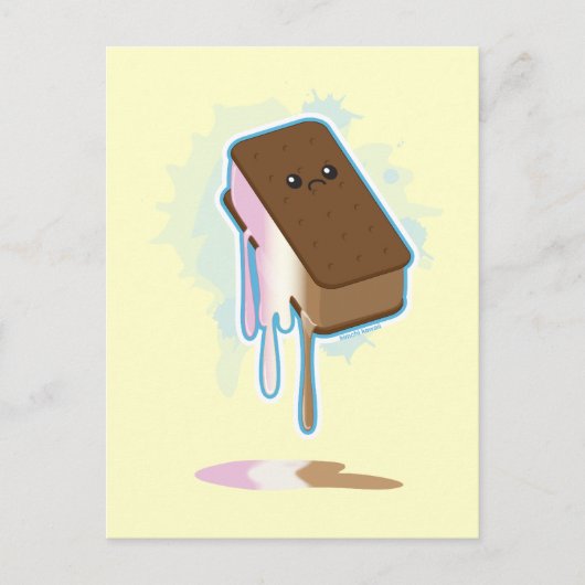 Ice Cream Sandwich Briefkaart (Voorkant)