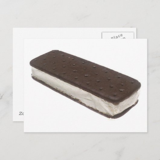 Ice Cream Sandwich Briefkaart (Voorkant / Achterkant)