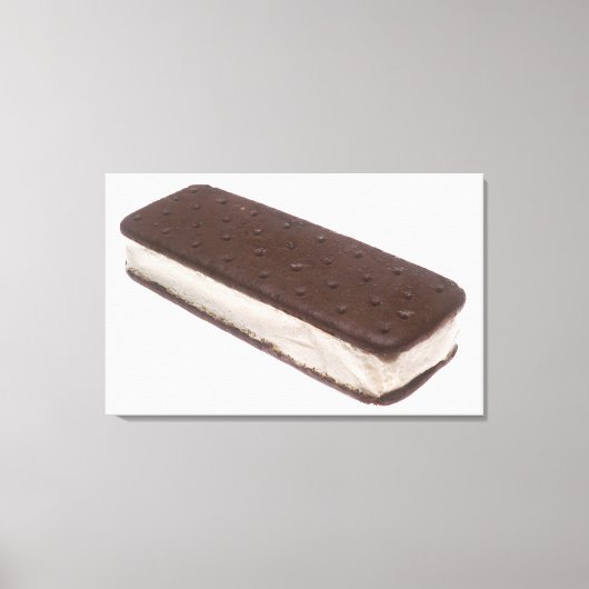 Ice Cream Sandwich Canvas Afdruk (Voorkant)
