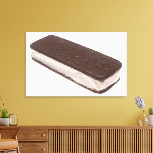 Ice Cream Sandwich Canvas Afdruk (Insitu (Woonkamer))