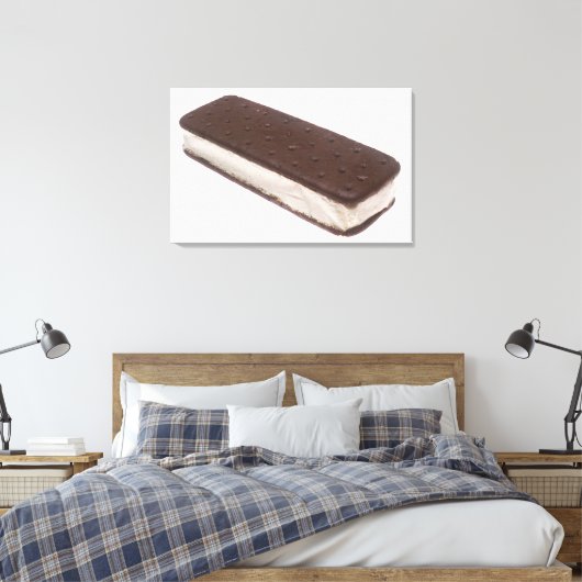 Ice Cream Sandwich Canvas Afdruk (Insitu (Slaapkamer))
