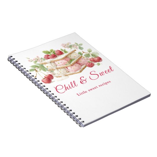 Ice Cream Sandwich Day notitieboek voor zoete rece (Rechterzijde)