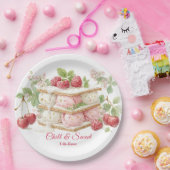 Ice Cream Sandwich Day Waterverf Papieren Bordje (Feest)