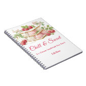 Ice Cream Sandwich Day Waterverf Uitnodiging Notitieboek (Rechterzijde)