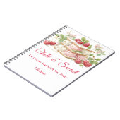 Ice Cream Sandwich Day Waterverf Uitnodiging Notitieboek (Linkerzijde)