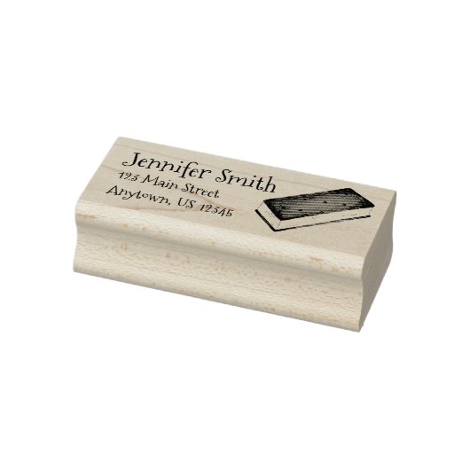 Ice Cream Sandwich Foodie Persoonlijk Adres Rubberstempel (Stempel)
