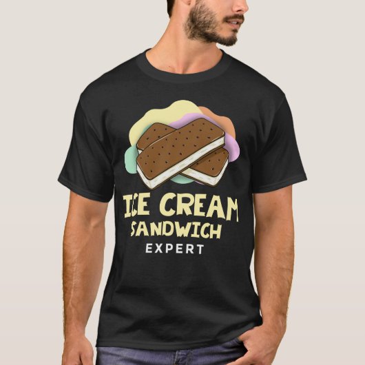 Ice Cream Sandwich Gift Cookie Recipe T-shirt (Voorkant)