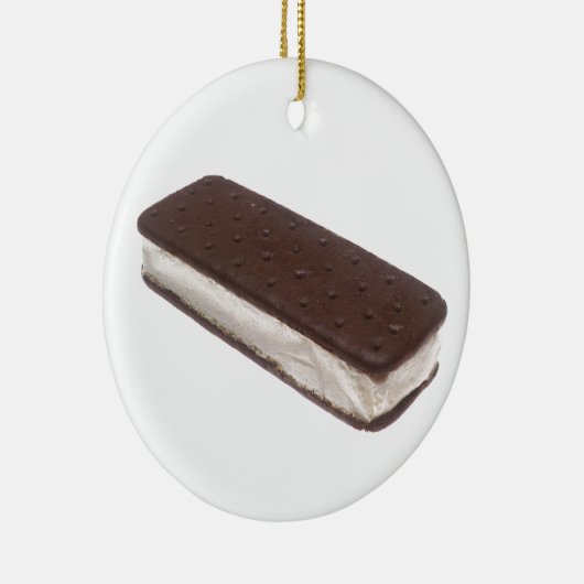Ice Cream Sandwich Keramisch Ornament (Rechts)