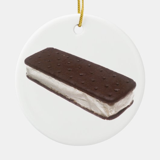 Ice Cream Sandwich Keramisch Ornament (Voorkant)