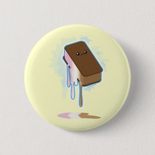 Ice Cream Sandwich Ronde Button 5,7 Cm (Voorkant)