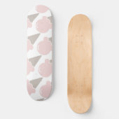 Ice Cream Schattige Aardbei roze handdoek Persoonlijk Skateboard (Voorkant)