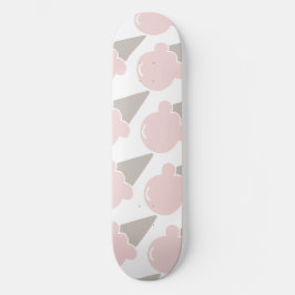 Ice Cream Schattige Aardbei roze handdoek Persoonlijk Skateboard