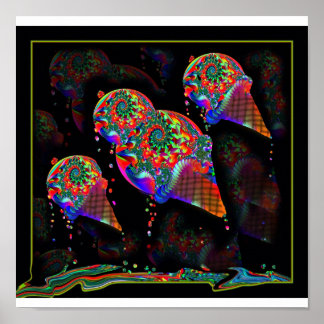Ice Cream-schijven Poster