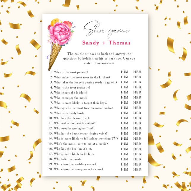 Ice cream - Schoenspel vrijgezellenfeest spel (Creator heeft geüpload)