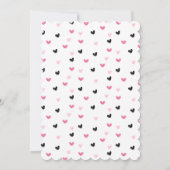 Ice Cream Scoop Birthday Party Invitation Kaart (Achterkant)