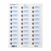 Ice Cream Scoop Boys Verjaardag Etiket (Full Sheet)
