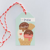 Ice Cream Scoop Classroom Valentijnsdag Cadeaulabel