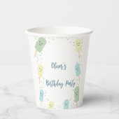 Ice Cream Scoop Confetti Birthday Party Papieren Bekers (Voorkant)