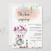 Ice Cream Scoop | Glitter-Vrijgezellenfeest met go Kaart (Voorkant)