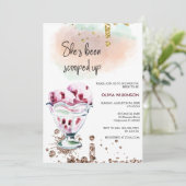 Ice Cream Scoop | Glitter-Vrijgezellenfeest met go Kaart (Staand voorkant)