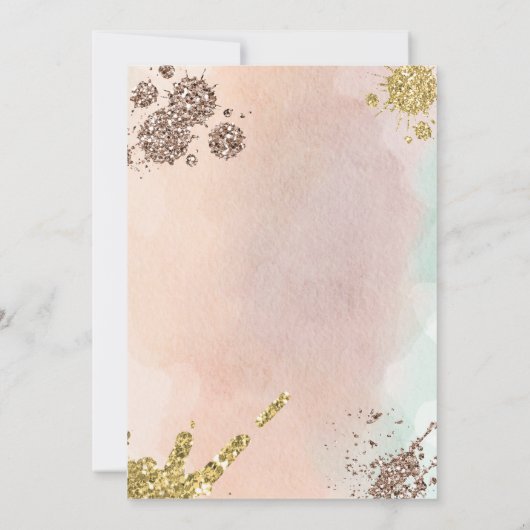 Ice Cream Scoop | Glitter-Vrijgezellenfeest met go Kaart (Achterkant)