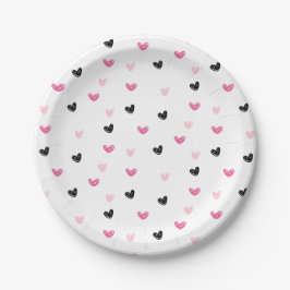 Ice Cream Scoop Hearts Birthday Party Paper Bord