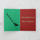 Ice Cream Scoop kerstboomvakantiekaart Feestdagen Kaart (Binnen)
