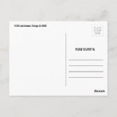 Ice Cream Scoop Verjaardagsfeestje Dank u Briefkaa Briefkaart (Achterkant)